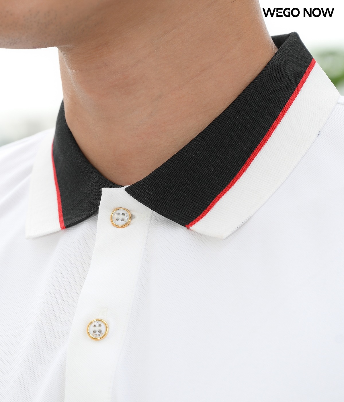 Áo phông thun đồng phục Minimal Polo: Màu trắng 04 - Ảnh 3