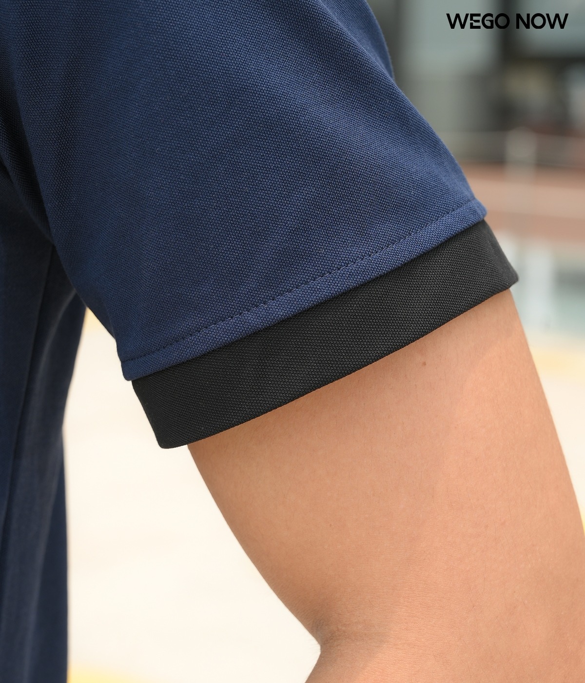 Áo phông thun đồng phục Minimal Polo: Màu xanh đen 05 - Ảnh 2