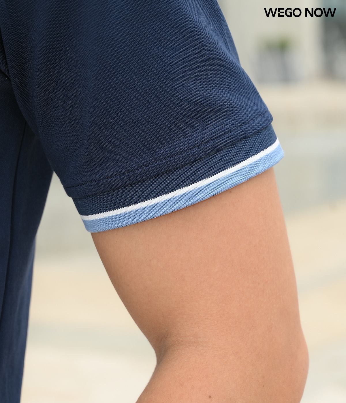Áo phông thun đồng phục Minimal Polo: Màu xanh đen 03 - Ảnh 3