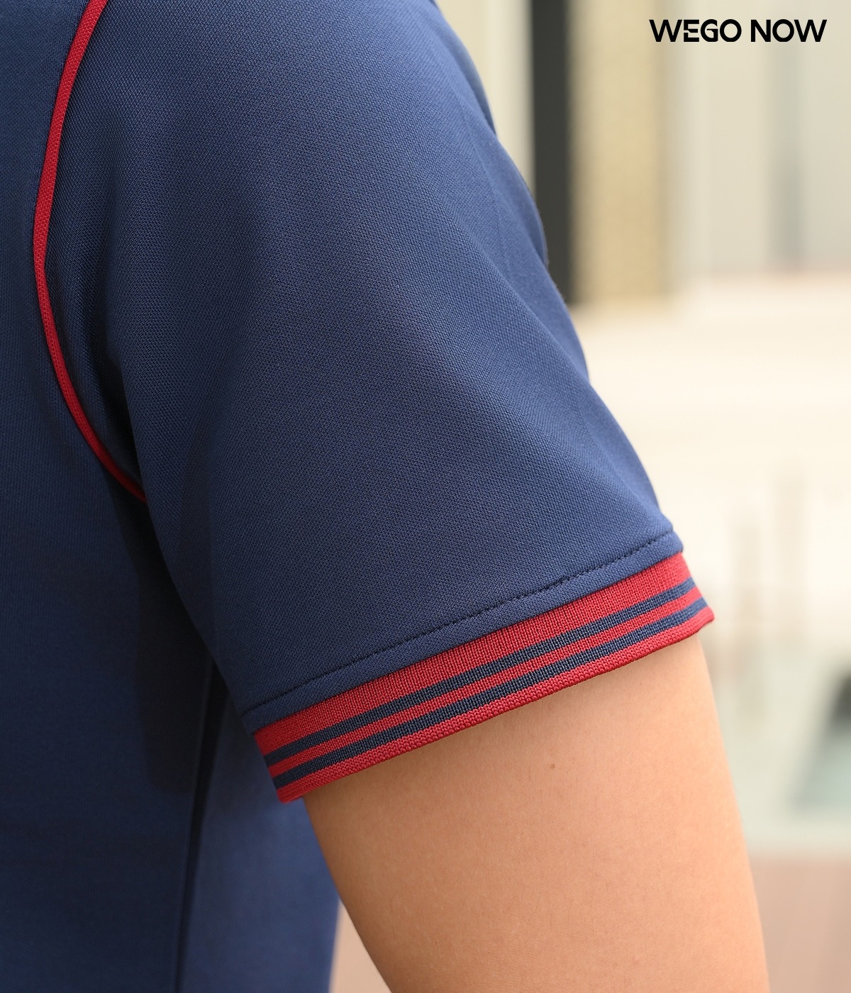 Áo phông thun đồng phục Minimal Polo - Màu xanh đen 01 - Ảnh 2
