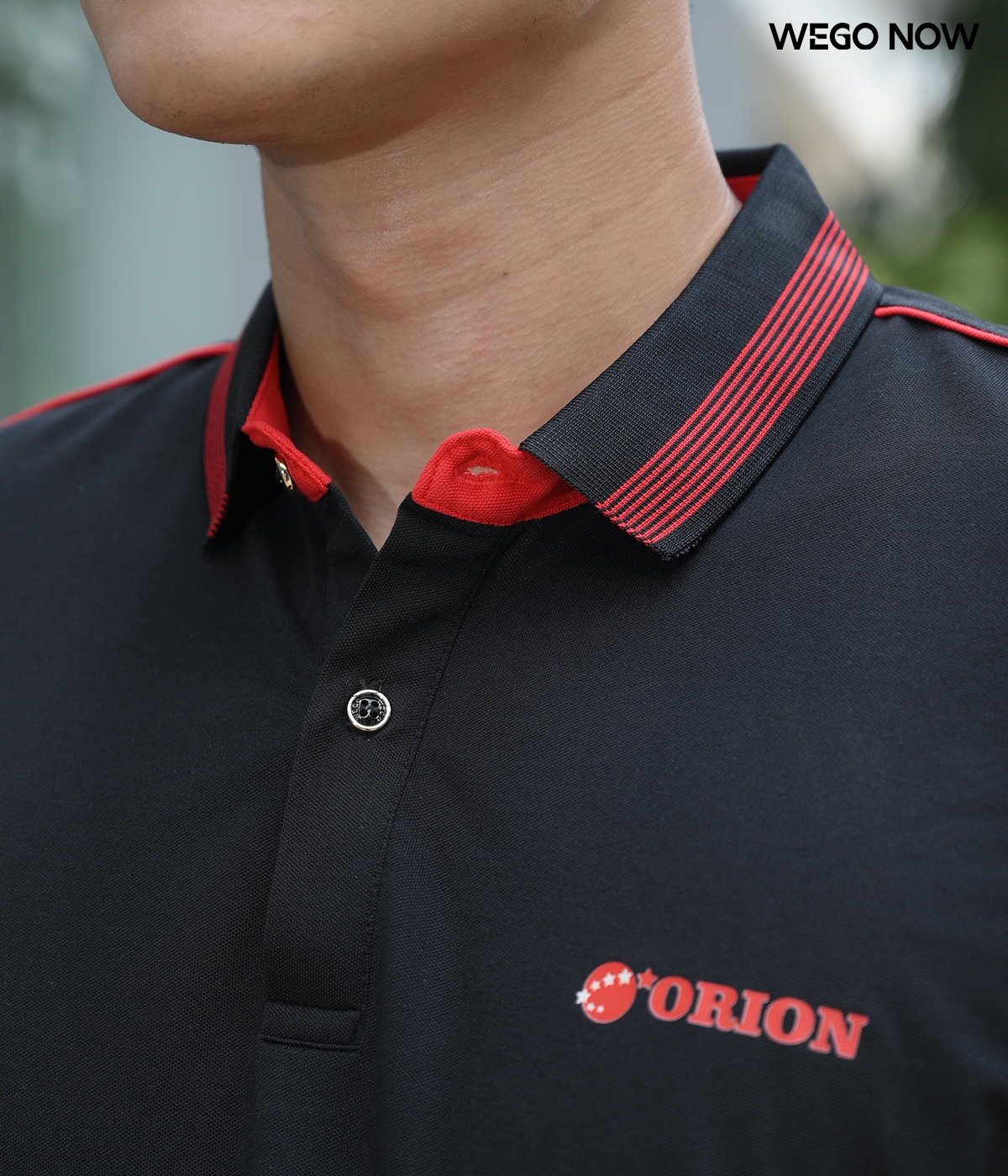 Áo phông thun đồng phục Minimal Polo: Màu đen 05 - Ảnh 2