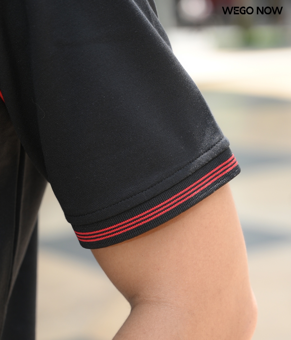 Áo phông thun đồng phục Minimal Polo: Màu đen 05 - Ảnh 3