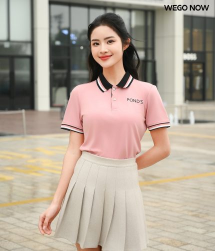 Áo thun phông đồng phục Spring Blooming màu hồng