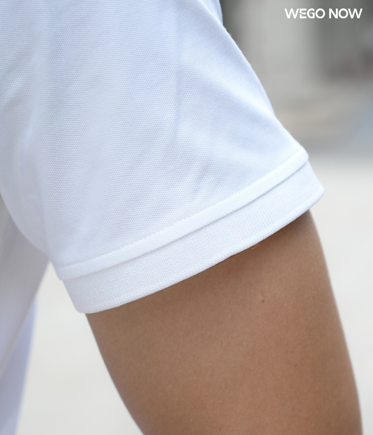 Áo phông thun đồng phục Minimal Polo: Màu trắng 06 - Ảnh 3