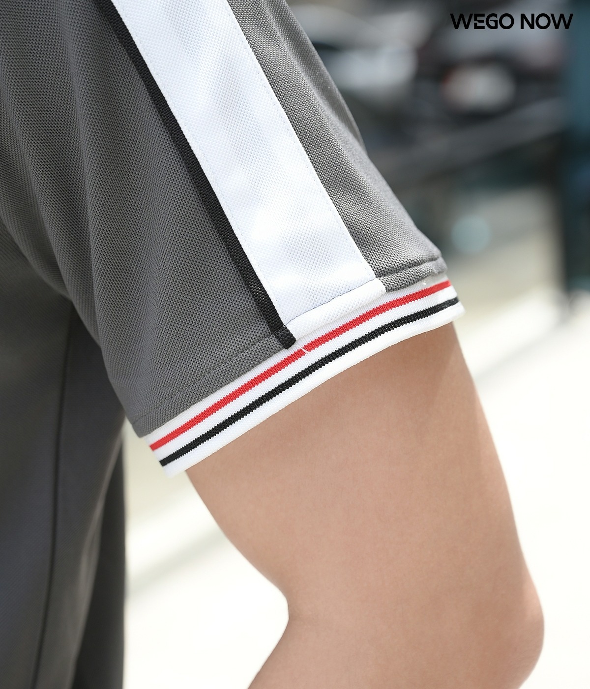 Áo phông thun đồng phục Minimal Polo: Màu ghi 07 - Ảnh 3