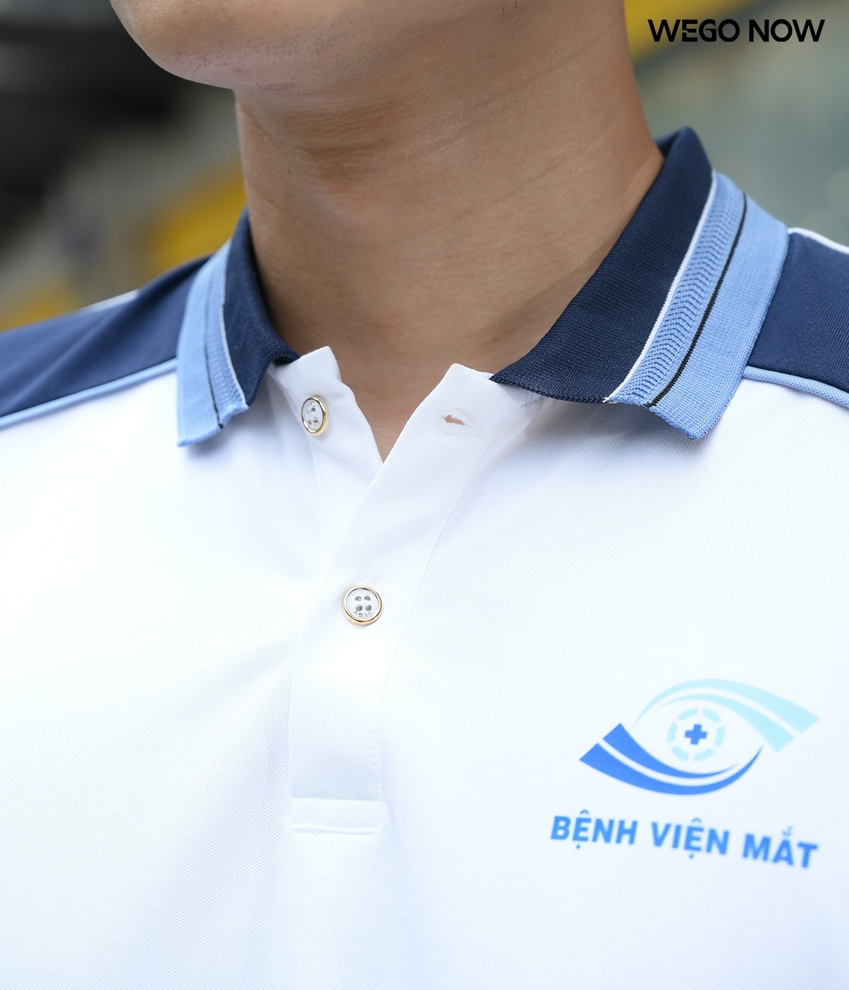 Áo phông thun đồng phục Minimal Polo: Màu trắng 05 - Ảnh 2