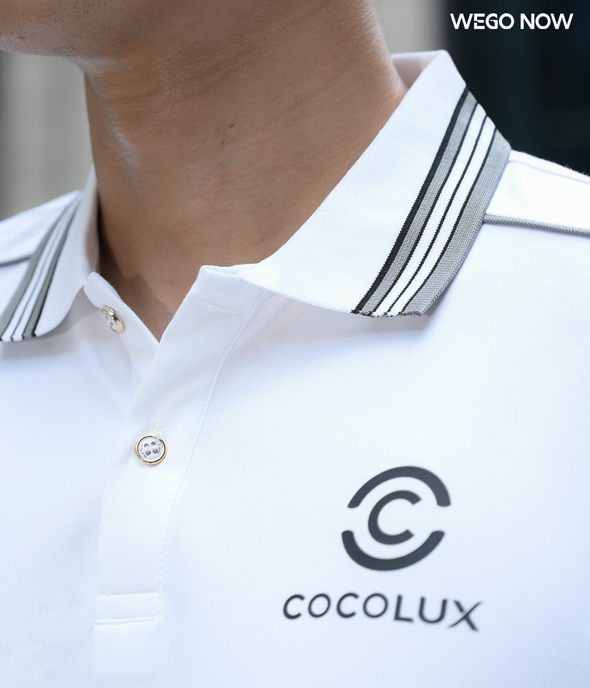 Áo phông thun đồng phục Minimal Polo: Màu trắng 06 - Ảnh 2