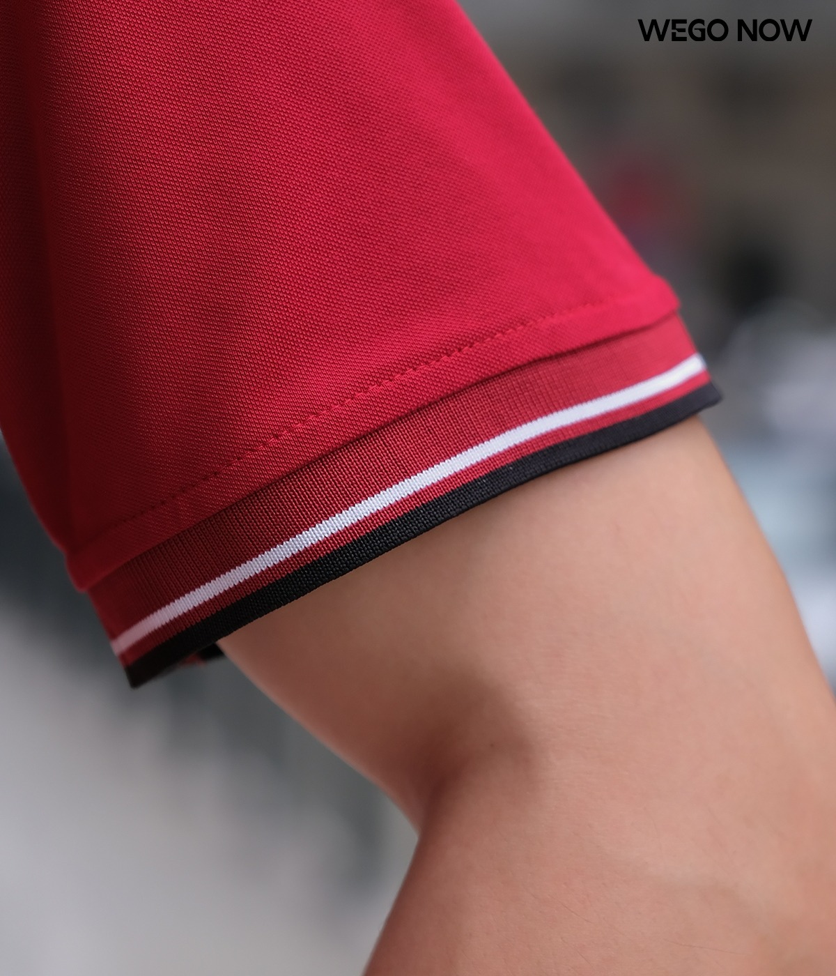 Áo phông thun đồng phục Minimal Polo: Màu đỏ đô 02 - Ảnh 3