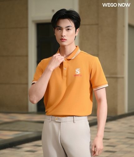 Áo thun phông đồng phục Pique Cafe - Màu vàng mía
