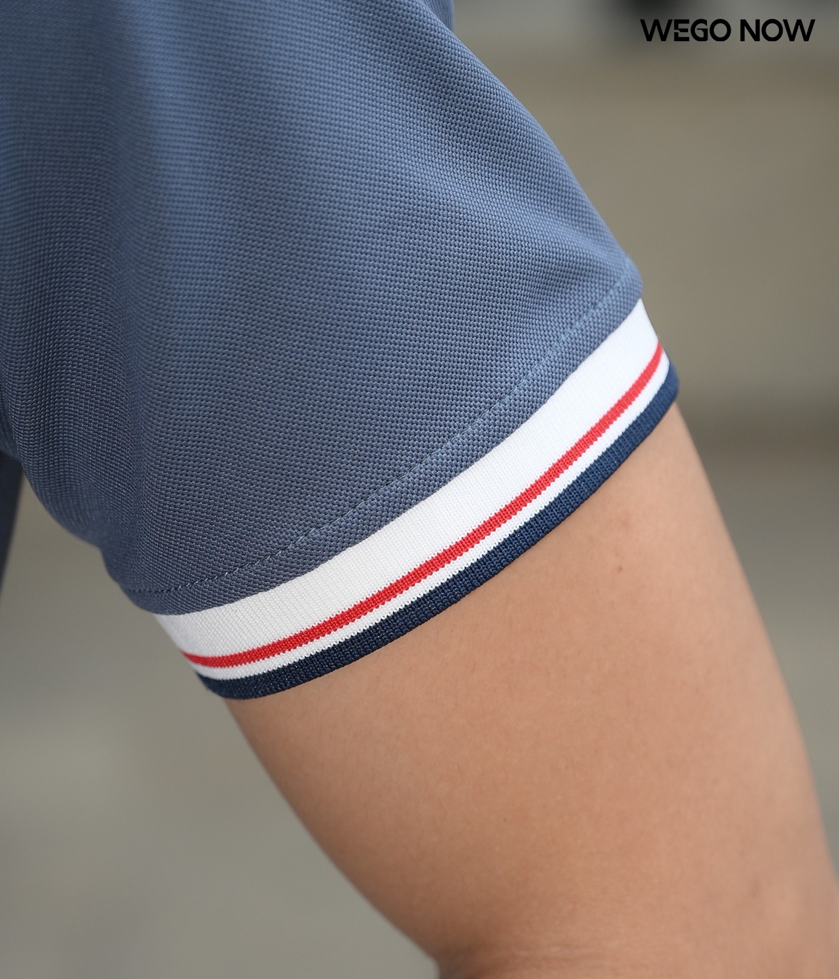 Áo phông thun đồng phục Minimal Polo: Màu xám xanh 04 - Ảnh 2