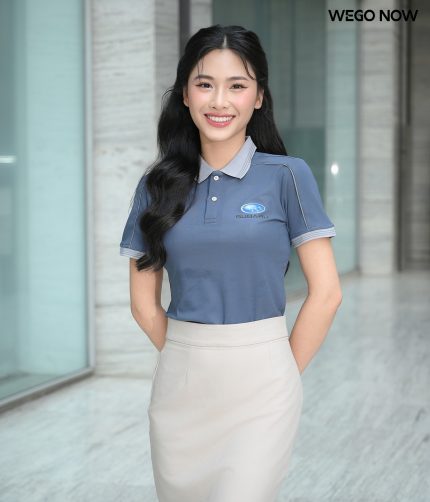 Áo phông thun đồng phục Minimal Polo: Màu xám xanh 02