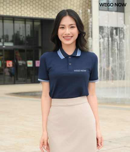 Áo phông thun đồng phục Minimal Polo: Màu xanh đen 03