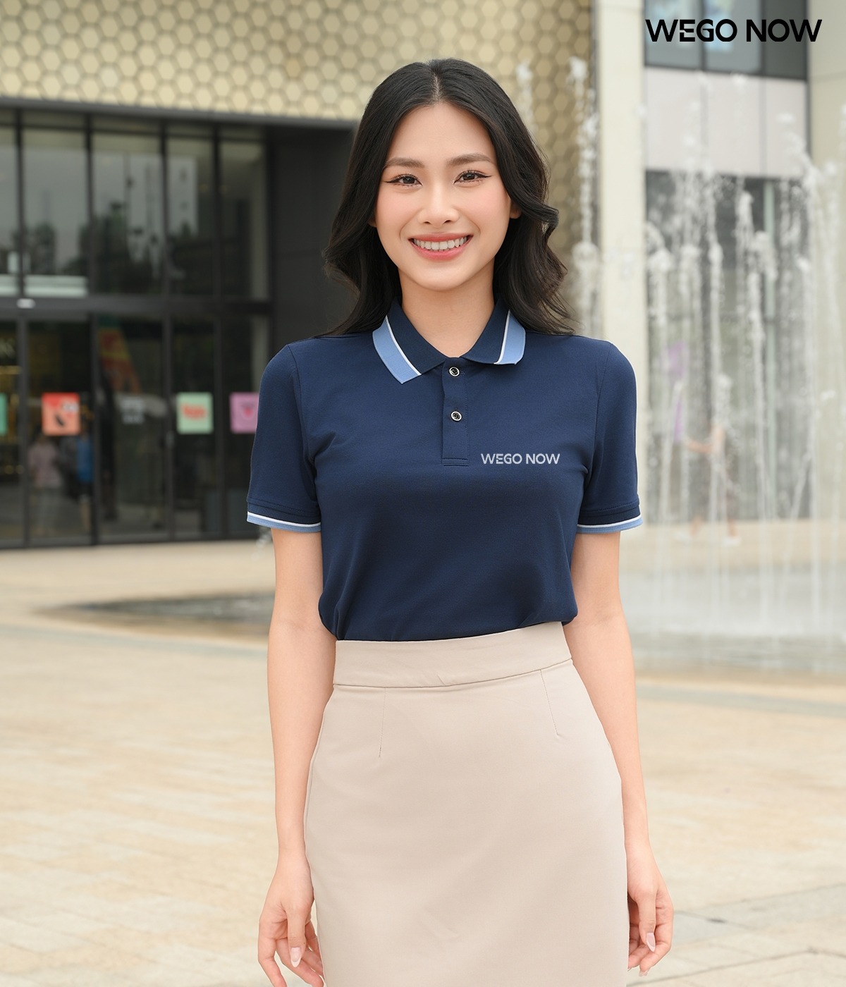Áo phông thun đồng phục Minimal Polo: Màu xanh đen 03