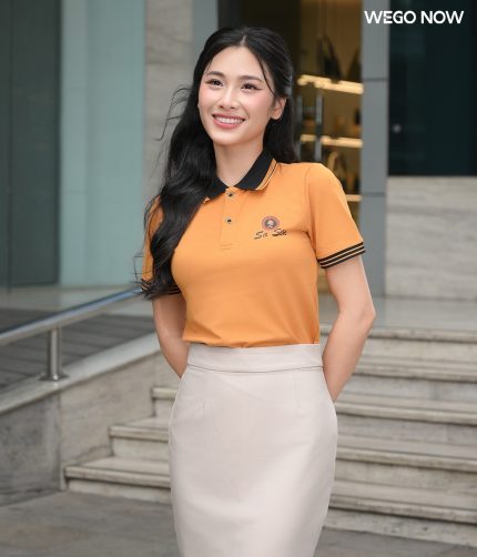 Áo phông thun đồng phục Minimal Polo: Màu vàng mía 05