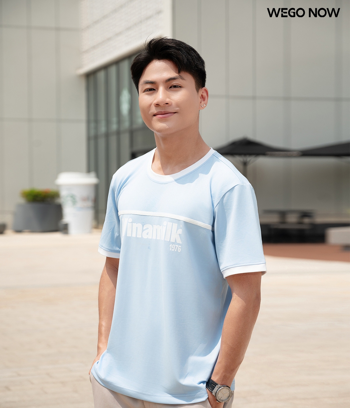 Áo thun phông đồng phục cổ tròn Vinamilk - Ảnh 3