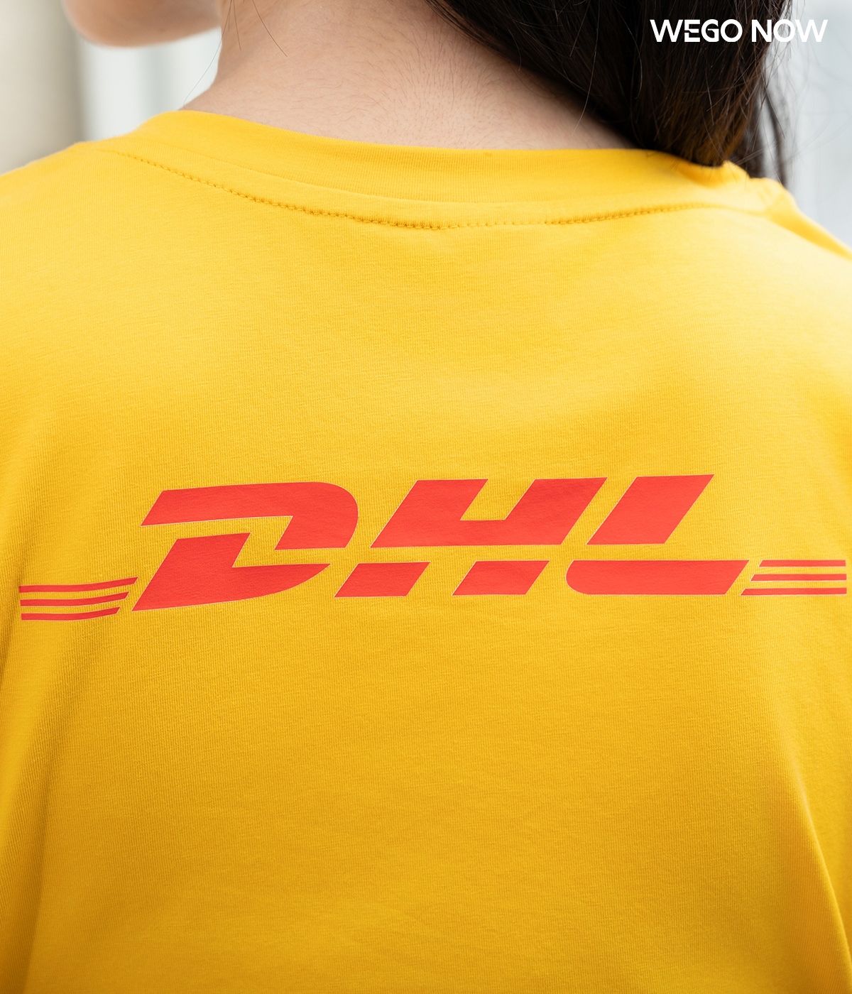 Áo thun phông đồng phục cổ tròn DHL - Ảnh 3