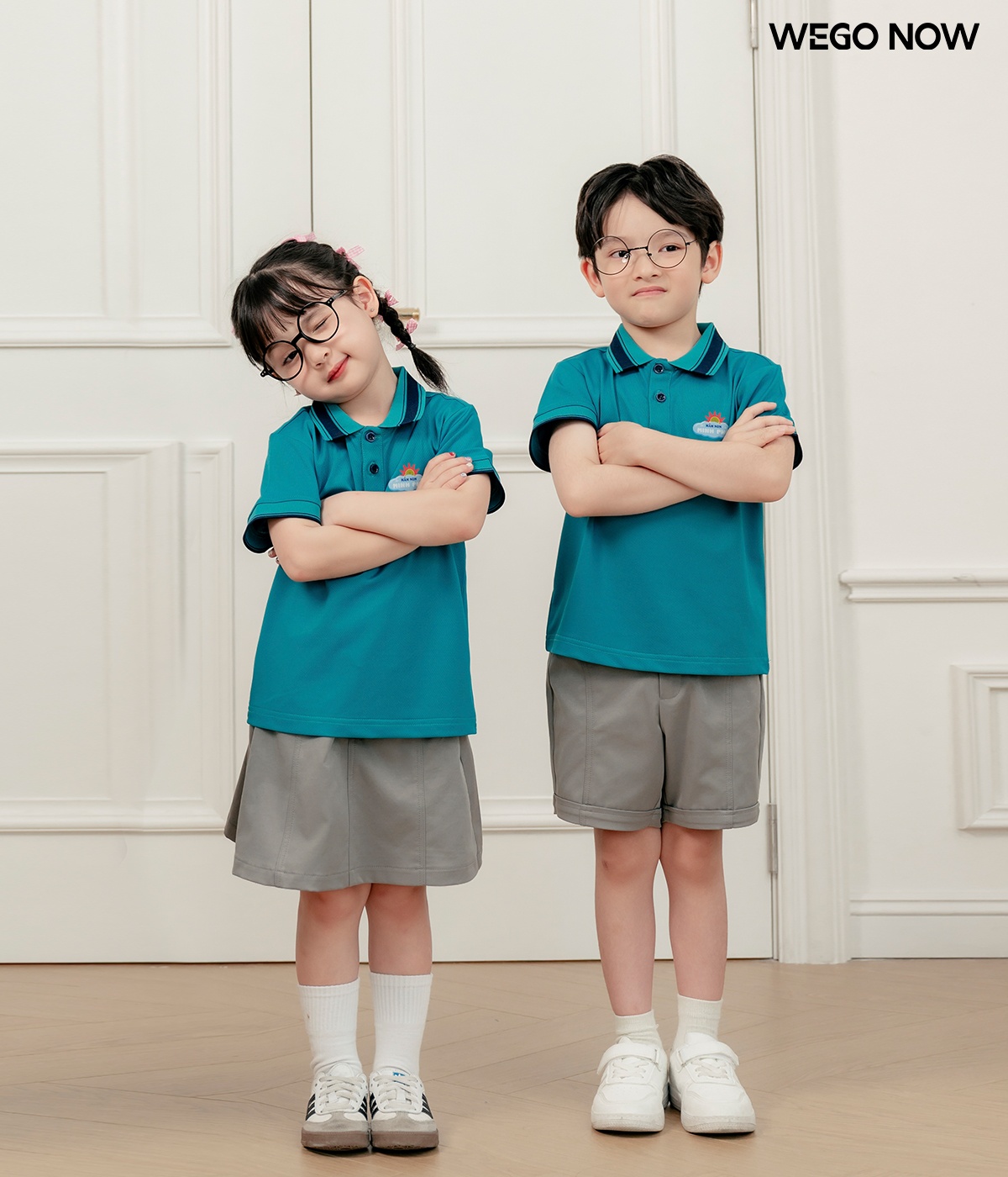 Áo thun phông Đồng phục mầm non màu lý