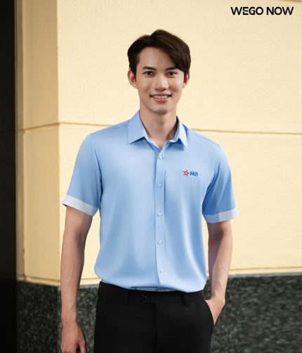 Đồng phục áo sơ mi bamboo MB Bank