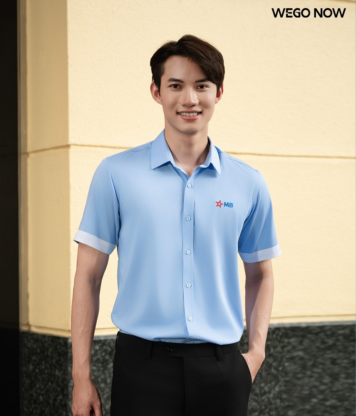 Đồng phục áo sơ mi bamboo MB Bank