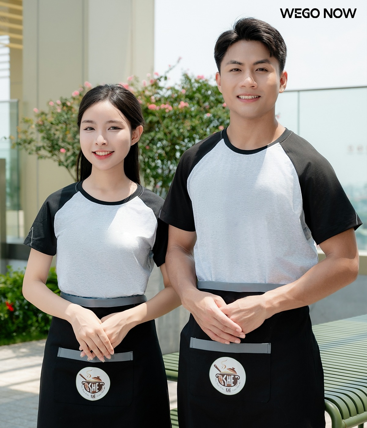 Tạp dề nửa thân 02